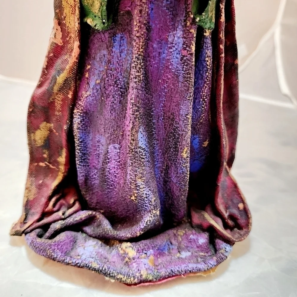 Vintage Wiseman Christmas Nativity Replacement Wine Bottle Fabric Handmade EUC